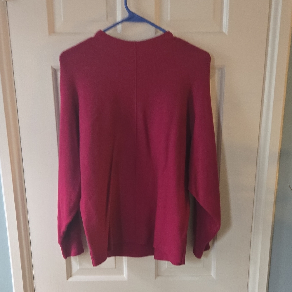 Anthropologie Women's Berry Turtleneck Sweater Size S